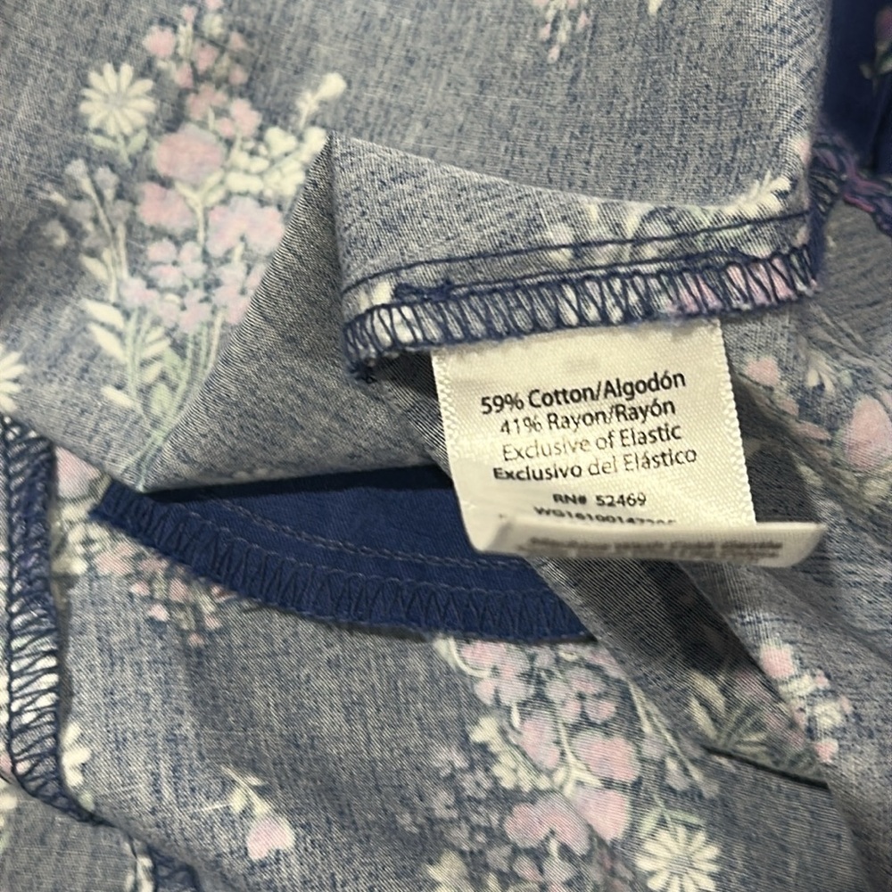 Floral Blue Kids Dress Size Small - Picture 10 of 10